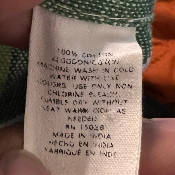 (2) sets of 4 napkins  Blue & White Plaid - Blue, White, Green & Yellow Plaid - Picture 5 of 5